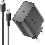 Jgd - samsung 45w chargeur usb c, secteur charge rapide type c pour samsung galaxy s25 / s24 / s23 / ...