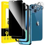 Jgd - verre tremp� pour iphone 13 anti espion avec protecteur camera, privacy protection ecran pour iphone ...