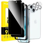 Jgd - verre tremp� pour iphone 15 plus anti espion avec protecteur camera, privacy protection ecran pour ...