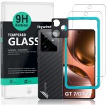 Jgd - verre tremp� pour realme gt 7 / gt 7t 5g, 2 pi�ces duret� 9h protecteurs d'�cran et protection ...