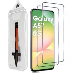 Jgd - verre tremp� pour samsung galaxy a57, d�poussi�rage automatique, hd transparent, sans bulles, duret� ...
