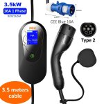 Jigu 3. 5kw 7kw 11kw chargeur ev portable avec 16a eu 32a prise cee chargeur de vhicule electrique portable ...