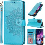 Jlslj - etui coque pour motorola moto g54 protection housse en cuir pu pochette rabat clapet case porte ...