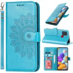 Jlslj - etui coque pour samsung galaxy a21s protection housse en cuir pu pochette rabat clapet case porte ...