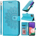 Jlslj - etui coque pour samsung galaxy a22 protection housse en cuir pu pochette rabat clapet case porte ...