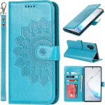 Jlslj - etui coque pour samsung galaxy note 10 plus housse en cuir pu pochette rabat clapet case porte ...