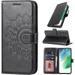 Jlslj - etui coque pour samsung galaxy s21 fe protection housse en cuir pu pochette rabat clapet case ...