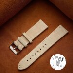 Kafol - bracelet en daim souple a dgagement rapide, bracelets de montre marron, bracelet en cuir de ...