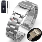 Kafol - bracelet en mtal en acier inoxydable pour montre seiko, boucle de luxe pour bracelet seiko 19mm ...