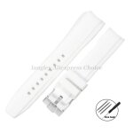 Kafol - bracelet de montre en caoutchouc de haute qualit, 20mm 22mm, pour seiko, omega moonswatch, rolex, ...