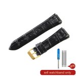 Kafol - bracelet de montre en cuir de vachette vritable pour homme, motif crocodile, guess, w0247g3, ...