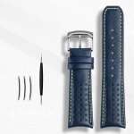 Kafol - bracelet de montre en cuir vritable pour citizen blue angel watch at8020 - 54l / 8020 - 03l ...