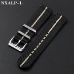 Kafol - bracelet de montre militaire en nylon pour hommes pour seiko pour omega bracelet a dgagement ...