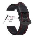 Kafol - bracelet de montre de mode pour bracelet omega pour seiko sport vintage 18mm 20mm 22mm 24mm bracelet ...