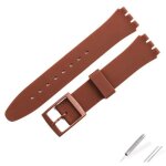 Kafol - bracelet de montre en silicone pour etudiants, accessoires compatibles avec swatch 17mm 19mm, ... Kafol - bracelet de montre en silicone pour etudiants, accessoires compatibles avec swatch 17mm 19mm, ...