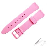 Kafol - bracelet de montre en silicone pour etudiants, accessoires compatibles avec swatch 17mm 19mm, ... Kafol - bracelet de montre en silicone pour etudiants, accessoires compatibles avec swatch 17mm 19mm, ...