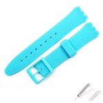 Kafol - bracelet de montre en silicone pour hommes et femmes, compatible avec swatch watch 17mm 19mm, ... Kafol - bracelet de montre en silicone pour hommes et femmes, compatible avec swatch watch 17mm 19mm, ...