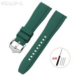 Kafol - bracelet en silicone souple pour seiko pour citize bracelet de montre a extrémité incurvée pour ... Kafol - bracelet en silicone souple pour seiko pour citize bracelet de montre a extrémité incurvée pour ...