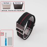 Kafol - sac de parachute pour troupes franaises des annes 60, bracelet de montre elastique 18 20mm ...