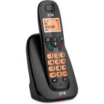 Kairo - tlphone fixe sans fil, touches et ecran eclairs, identification de l'appelant, volume extra, ...