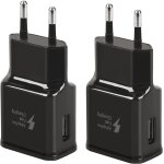 Kal - lot de 2 adaptateurs de prise de chargeur d'alimentation usb 5v - 2a chargeur rapide universel ...
