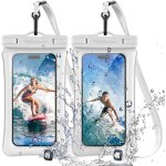 Kal - lot de 2 etuis flottants ipx8 pour la natation, sac etanche pour tlphone avec cordon compatible ...