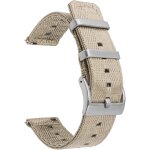 Kal - 24mm bracelets de remplacement en nylon facilement interchangeables pour montre compatible avec ...