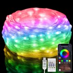 Kal - 5m guirlande lumineuse intelligent rgb multicolore [app & tlcommandes], girlande de lumire, ...