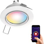 Kal - , ampoule led connecte gu10 spot encastrable orientable 5w, eclairage blancs + couleurs, variation ...
