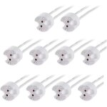 Kal - bin - pin base de 10 pièces, connecteur mr16, g4, gu5. 3, gz4, mr11, 12v halogène incandescent ... Kal - bin - pin base de 10 pièces, connecteur mr16, g4, gu5. 3, gz4, mr11, 12v halogène incandescent ...