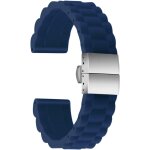 Kal - bracelet montre haute qualité remplacer silicone bracelet montre link pattern - 16mm, 18mm, 20mm, ... Kal - bracelet montre haute qualité remplacer silicone bracelet montre link pattern - 16mm, 18mm, 20mm, ...
