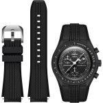 Kal - bracelet de rechange en silicone pour montre moonswatch, montre omega x, swatch speedmaster moonswatch, ... Kal - bracelet de rechange en silicone pour montre moonswatch, montre omega x, swatch speedmaster moonswatch, ...