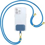 Kal - chaîne de téléphone portable universelle - bleu / doré - compatible avec de nombreuses coques de ... Kal - chaîne de téléphone portable universelle - bleu / doré - compatible avec de nombreuses coques de ...