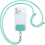 Kal - chaîne universelle pour téléphone portable - vert menthe - pièces métalliques de couleur argent ... Kal - chaîne universelle pour téléphone portable - vert menthe - pièces métalliques de couleur argent ...