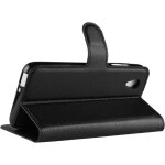 Kal - coque for alcatel 1 5033d 2021 2019 2018 housse en cuir pu tpu magntique protection etui for 1 ...