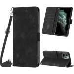 Kal - coque pour iphone 11 pro (5, 8 pouce), pu leather flip portefeuille etui en cuir, [3 porte cartes] ...