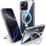 Kal - coque magntique pour iphone 16 pro avec support invisible, [compatible avec magsafe] etui housse ...