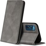 Kal - coque pour motorola edge 30, premium etui housse en cuir de protection avec [emplacements cartes] ...