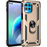 Kal - coque pour motorola moto g100 / edge s + protecteur d'cran, double couche hybride ultra armure ...