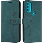Kal - coque pour motorola moto g71 5g - etui housse en cuir pu premium, magnetique flip avec pochette ...