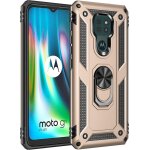 Kal - coque motorola moto g9 play / moto e7 plus / g9, + verre tremp double couche hybride ultra armure ...