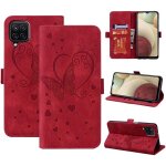 Kal - coque samsung galaxy a12, samsung galaxy m12, antichoc etui housse protection en cuir magntique ...