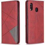 Kal - coque pour samsung galaxy a20 / a30, housse portefeuille en cuir etui de protection avec slim tpu ...