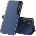 Kal - coque pour samsung galaxy a56 clear view etui smart window a rabat en cuir flip folio multi - function ...