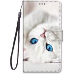 Kal - coque compatible pour samsung galaxy s24 fe 5g avec cordon clapet a rabat cuir motif drle animal ...