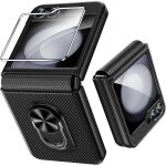 Kal - coque pour samsung galaxy z flip 7 fe / z flip 6 avec protection d'écran arrière & charnière, anneau ... Kal - coque pour samsung galaxy z flip 7 fe / z flip 6 avec protection d'écran arrière & charnière, anneau ...