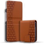 Kal - coque pour samsung galaxy z flip4 etui haute qualit cuir pu magntique protection housse avec ...