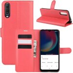 Kal - coque wiko view 4 / view 4 lite, antichoc portefeuille etui housse en cuir a rabat flip cover case ...