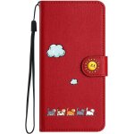 Kal - coque pour xiaomi redmi note 13 pro 5g, chat mignon et color housse de protection etui a pochette ...