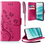 Kal - coque compatible avec xiaomi redmi note 14 pro 5g, retro design pu etui housse en cuir portefeuille ...